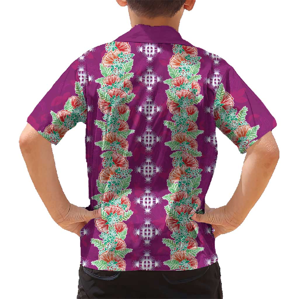 Hawaii Ohia Lehua Hawaiian Shirt Tropical Vibes Fuchsia