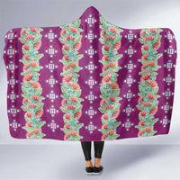 Hawaii Ohia Lehua Hooded Blanket Tropical Vibes Fuchsia LT05 One Size Fuchsia - Polynesian Pride