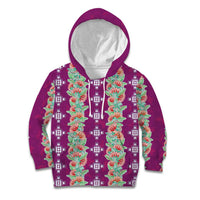 Hawaii Ohia Lehua Kid Hoodie Tropical Vibes Fuchsia LT05 Hoodie Fuchsia - Polynesian Pride