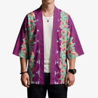 Hawaii Ohia Lehua Kimono Tropical Vibes Fuchsia LT05 - Polynesian Pride