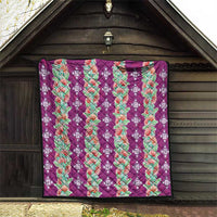 Hawaii Ohia Lehua Quilt Tropical Vibes Fuchsia LT05 - Polynesian Pride