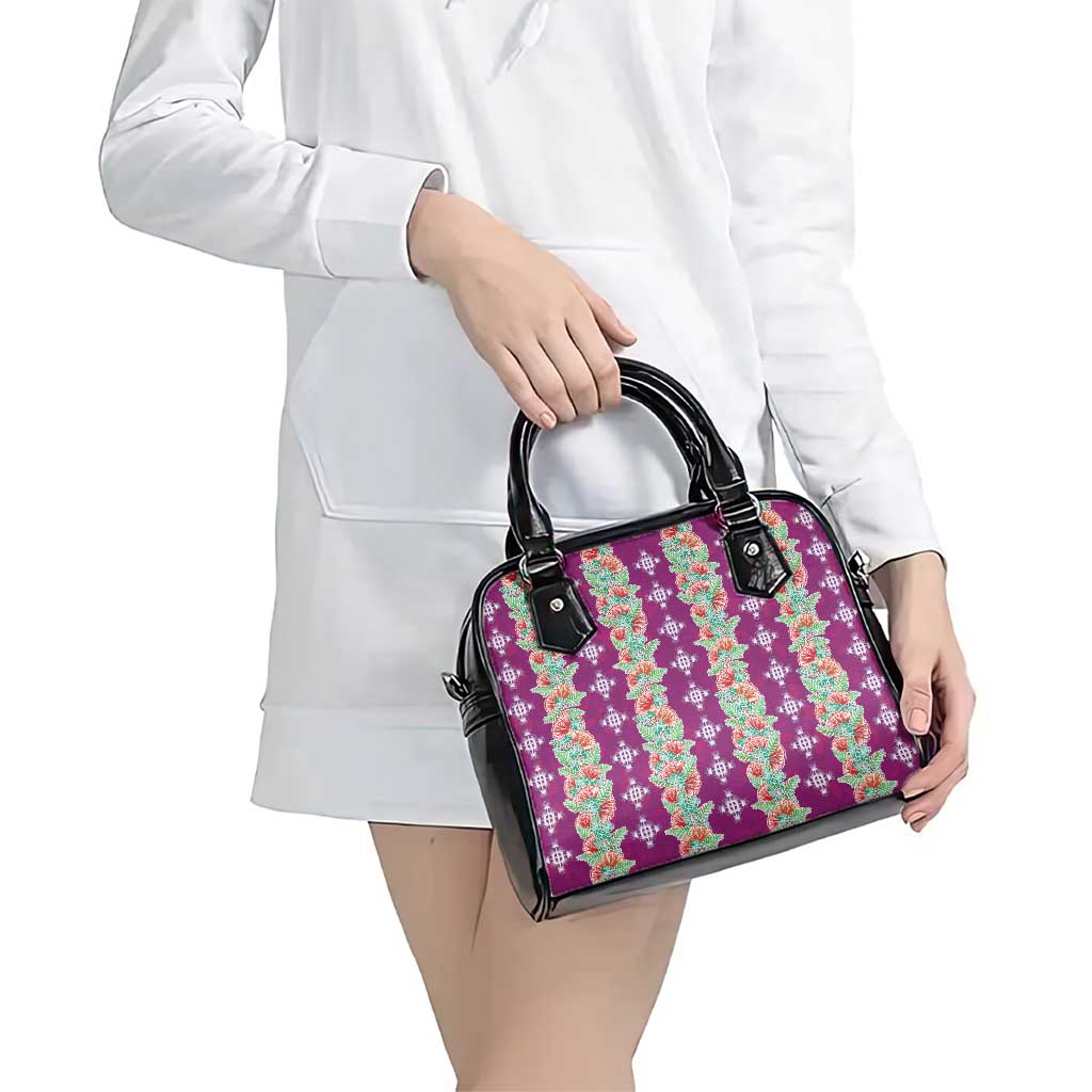 Hawaii Ohia Lehua Shoulder Handbag Tropical Vibes Fuchsia