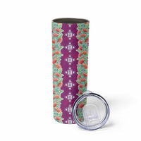 Hawaii Ohia Lehua Skinny Tumbler Tropical Vibes Fuchsia LT05 - Polynesian Pride