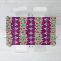 Hawaii Ohia Lehua Tablecloth Tropical Vibes Fuchsia LT05 Fuchsia - Polynesian Pride