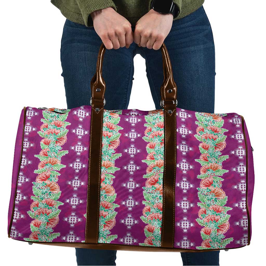 Hawaii Ohia Lehua Travel Bag Tropical Vibes Fuchsia LT05 Fuchsia - Polynesian Pride