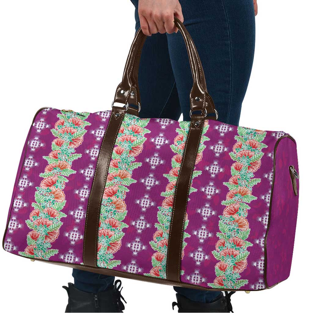 Hawaii Ohia Lehua Travel Bag Tropical Vibes Fuchsia LT05 - Polynesian Pride