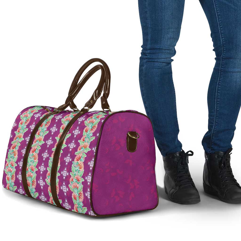 Hawaii Ohia Lehua Travel Bag Tropical Vibes Fuchsia LT05 - Polynesian Pride
