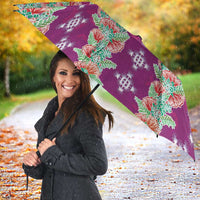 Hawaii Ohia Lehua Umbrella Tropical Vibes Fuchsia LT05 - Polynesian Pride