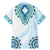 Africa Dashiki Family Matching Mermaid Dress and Hawaiian Shirt With Polynesian Pattern Blue Version LT05 - Polynesian Pride