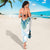 Africa Dashiki Sarong With Polynesian Pattern Blue Version