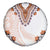 Africa Dashiki Spare Tire Cover With Polynesian Pattern Beige Version