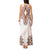 Africa Dashiki Tank Maxi Dress With Polynesian Pattern Beige Version LT05 - Polynesian Pride