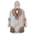 Africa Dashiki Wearable Blanket Hoodie With Polynesian Pattern Beige Version LT05 - Polynesian Pride