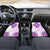 Africa Dashiki Car Mats With Polynesian Pattern Pink Version