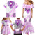 Africa Dashiki Family Matching Mermaid Dress and Hawaiian Shirt With Polynesian Pattern Pink Version LT05 - Polynesian Pride