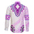 Africa Dashiki Family Matching Puletasi and Hawaiian Shirt With Polynesian Pattern Pink Version LT05 - Polynesian Pride