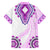 Africa Dashiki Family Matching Short Sleeve Bodycon Dress and Hawaiian Shirt With Polynesian Pattern Pink Version LT05 - Polynesian Pride