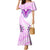 Africa Dashiki Mermaid Dress With Polynesian Pattern Pink Version LT05 Women Pink - Polynesian Pride