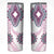 Africa Dashiki Skinny Tumbler With Polynesian Pattern Pink Version