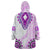 Africa Dashiki Wearable Blanket Hoodie With Polynesian Pattern Pink Version LT05 - Polynesian Pride