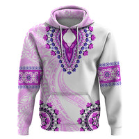 Africa Dashiki Zip Hoodie With Polynesian Pattern Pink Version LT05 Pullover Hoodie Pink - Polynesian Pride