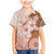 Tonga Ngatu Pattern With Light Tabasco Hibiscus Family Matching Mermaid Dress and Hawaiian Shirt Oil Painting Style LT05 Son's Shirt Light Tabasco - Polynesian Pride