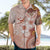 Tonga Ngatu Pattern With Light Tabasco Hibiscus Hawaiian Shirt Oil Painting Style LT05 - Polynesian Pride