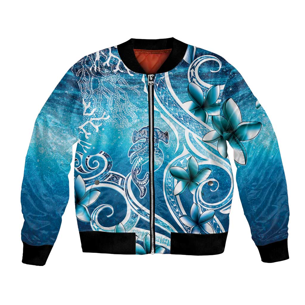 Polynesia World Ocean Day Bomber Jacket Ocean Style
