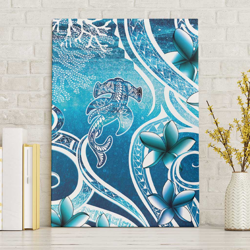 Polynesia World Ocean Day Canvas Wall Art Ocean Style LT05 Without Frame Blue - Polynesian Pride