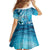 Polynesia World Ocean Day Family Matching Off The Shoulder Long Sleeve Dress and Hawaiian Shirt Ocean Style