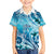Polynesia World Ocean Day Family Matching Off The Shoulder Long Sleeve Dress and Hawaiian Shirt Ocean Style