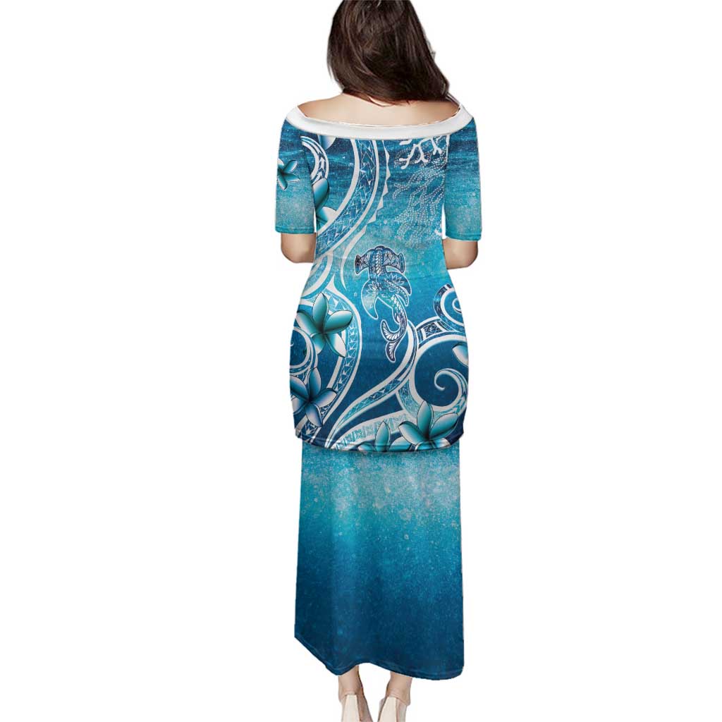 Polynesia World Ocean Day Family Matching Puletasi and Hawaiian Shirt Ocean Style LT05 - Polynesian Pride