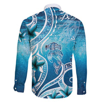 Polynesia World Ocean Day Family Matching Tank Maxi Dress and Hawaiian Shirt Ocean Style LT05 - Polynesian Pride