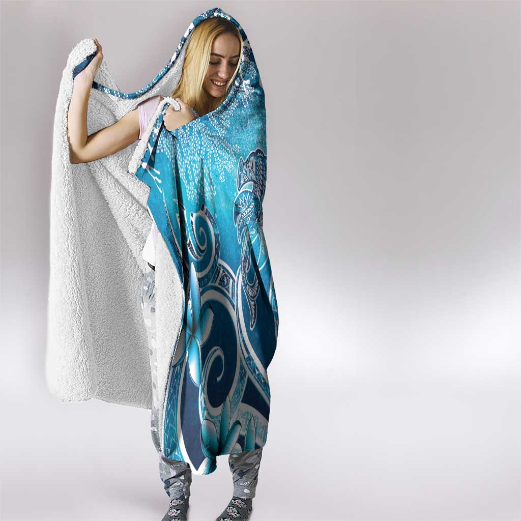 Polynesia World Ocean Day Hooded Blanket Ocean Style LT05 - Polynesian Pride