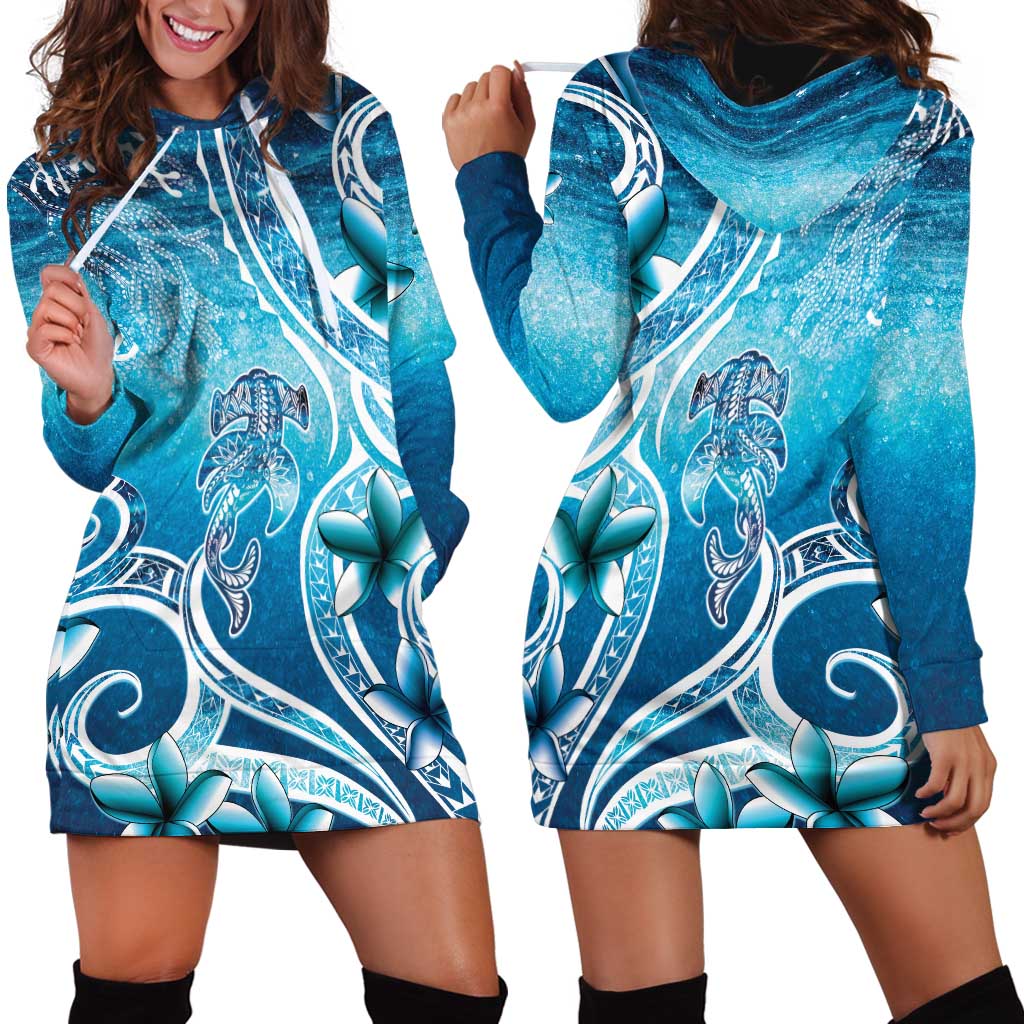 Polynesia World Ocean Day Hoodie Dress Ocean Style