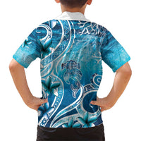 Polynesia World Ocean Day Kid Hawaiian Shirt Ocean Style LT05 - Polynesian Pride