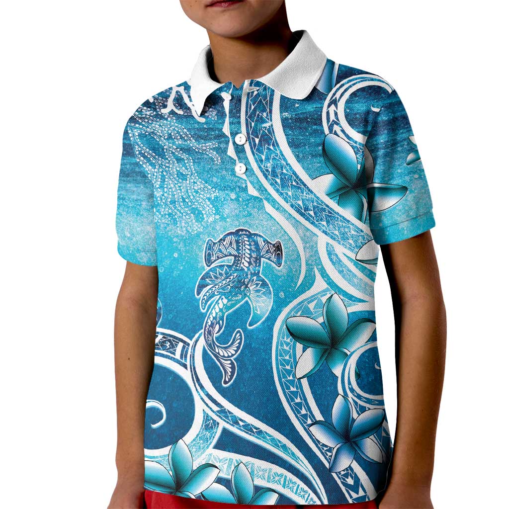 Polynesia World Ocean Day Kid Polo Shirt Ocean Style