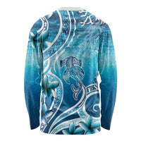 Polynesia World Ocean Day Long Sleeve Shirt Ocean Style LT05 - Polynesian Pride