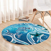 Polynesia World Ocean Day Round Carpet Ocean Style