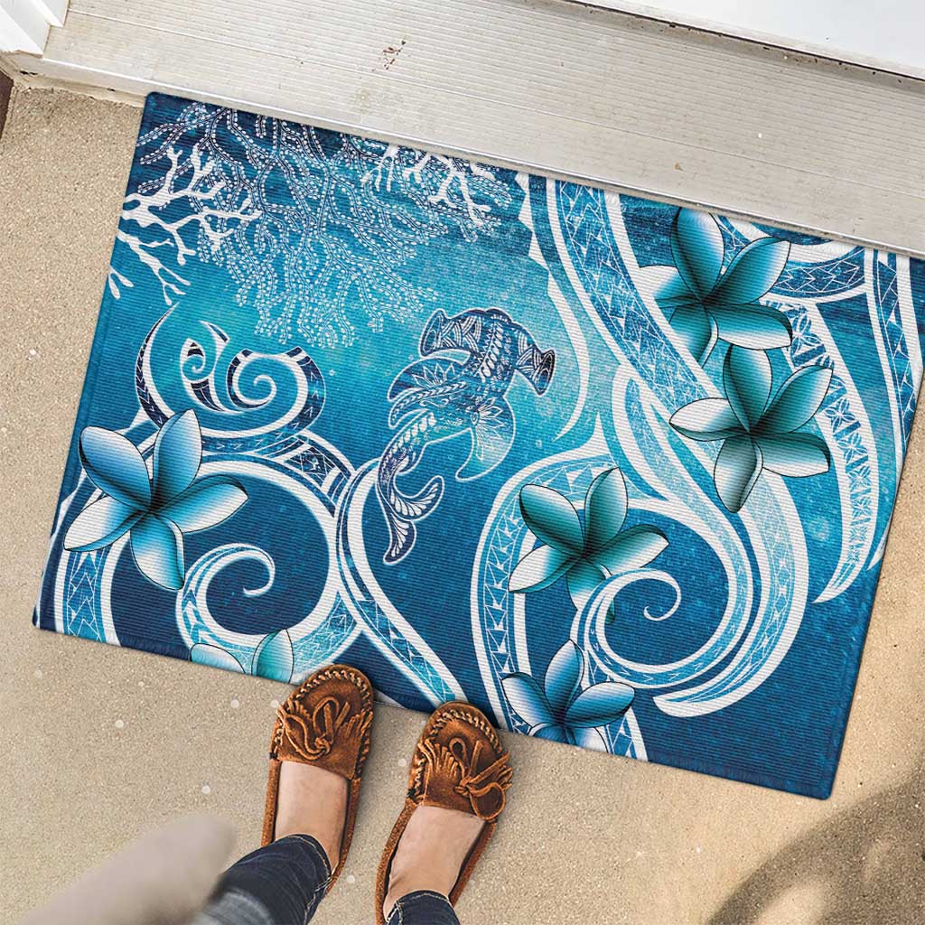 Polynesia World Ocean Day Rubber Doormat Ocean Style LT05 - Polynesian Pride