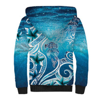 Polynesia World Ocean Day Sherpa Hoodie Ocean Style LT05 - Polynesian Pride