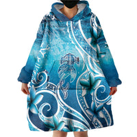 Polynesia World Ocean Day Wearable Blanket Hoodie Ocean Style LT05 - Polynesian Pride