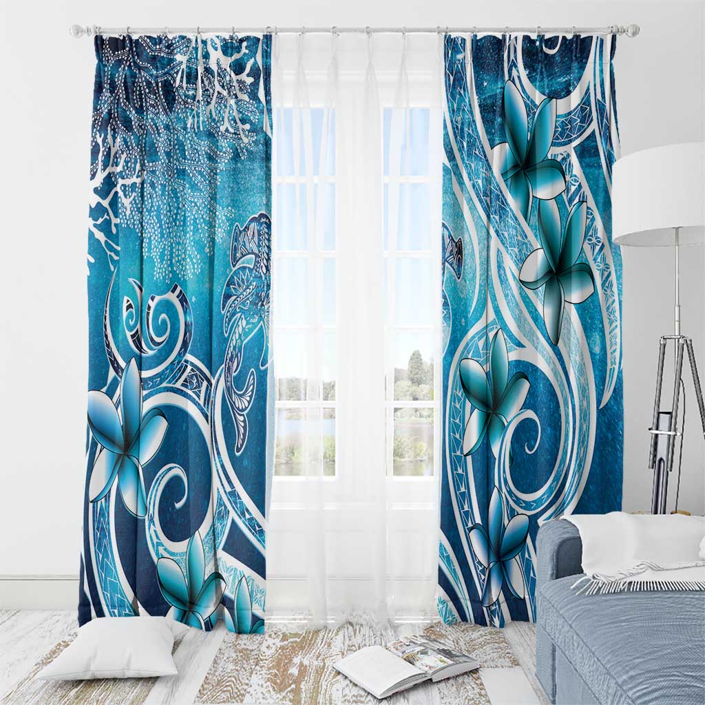 Polynesia World Ocean Day Window Curtain Ocean Style LT05 - Polynesian Pride