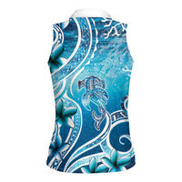 Polynesia World Ocean Day Women Sleeveless Polo Shirt Ocean Style LT05 - Polynesian Pride