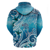 Polynesia World Ocean Day Zip Hoodie Ocean Style LT05 - Polynesian Pride