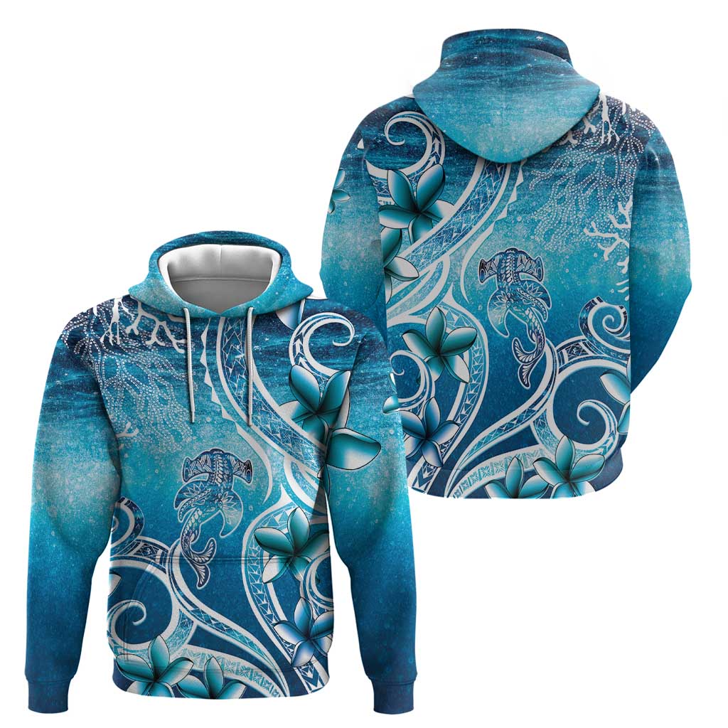 Polynesia World Ocean Day Zip Hoodie Ocean Style LT05 - Polynesian Pride