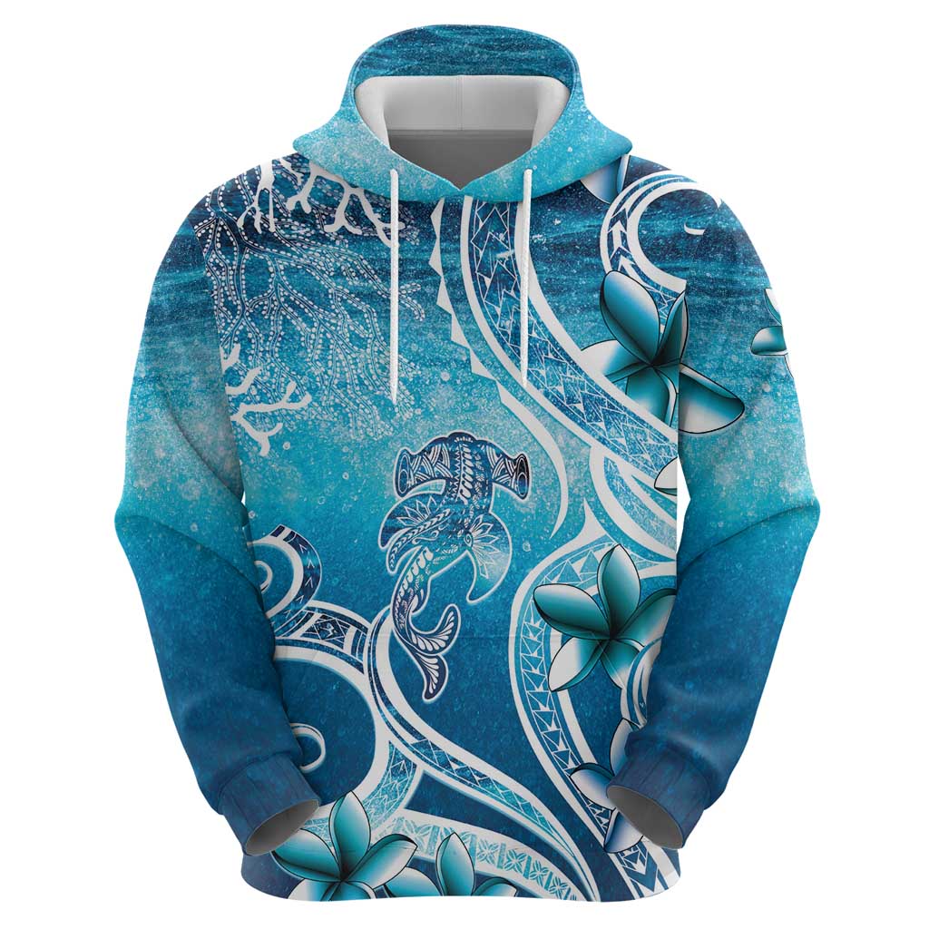 Polynesia World Ocean Day Zip Hoodie Ocean Style LT05 - Polynesian Pride