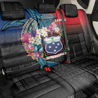 Samoa Back Car Seat Cover Humpback Whale Siapo Pattern