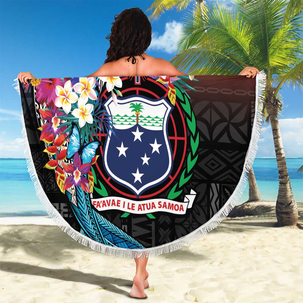 Samoa Beach Blanket Humpback Whale Siapo Pattern LT05 - Polynesian Pride