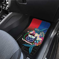 Samoa Car Mats Humpback Whale Siapo Pattern LT05 - Polynesian Pride